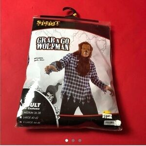 Grab and go wolfman / werewolf costume 🤎💙​​​​​​​​​​​​​​​​​​​​​​